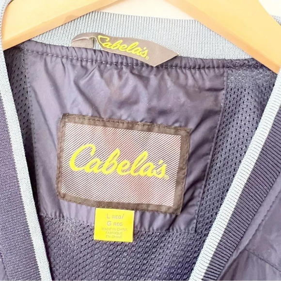 Cabela’s Navy Blue Long Sleeve Pullover Jacket‎ Size Large Teflon Protected New! - Picture 3 of 8